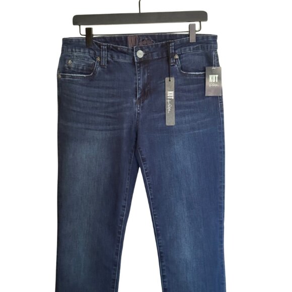 Kut from the Kloth Women's Dark Wash Skinny Jeans Size 10 NWT - Picture 3 of 8